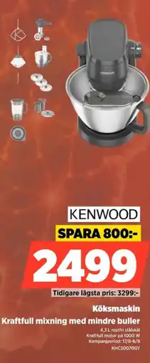 Power Kenwood köksmaskin erbjuda