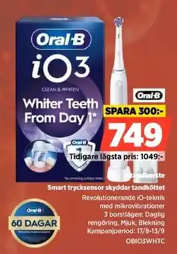 Power Oral-B iO3 erbjuda