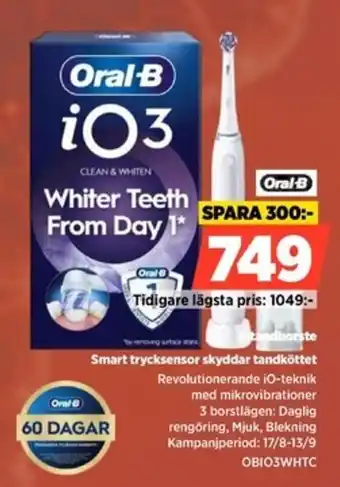 Power Oral-B iO3 erbjuda