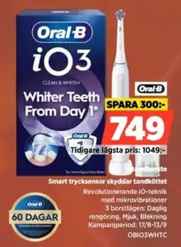 Power Oral-B iO3 erbjuda
