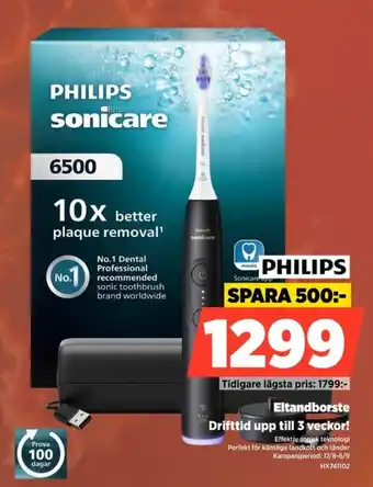 Power Philips el tandborste erbjuda