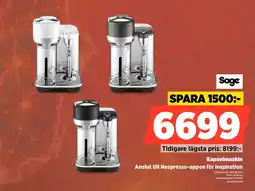Power Sage kapselmaskin erbjuda