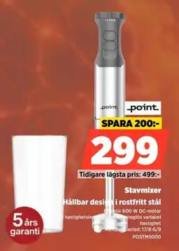 Power Point stavmixer erbjuda