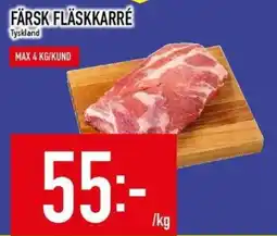 Matdax Färsk fläskkarré erbjuda