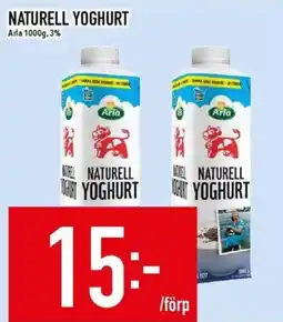 Matdax Arla naturell yoghurt erbjuda