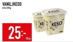 Matdax Arla vaniljkeso erbjuda