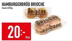 Matdax Garant hamburgerbröd brioche erbjuda