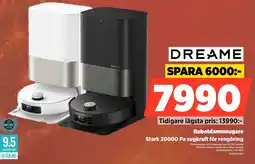 Power Dreame robotdammsugare erbjuda