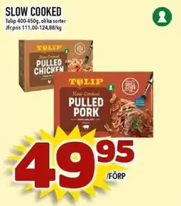 Matdax Tulip slow cooked pulled pork erbjuda