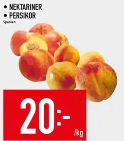 Matdax Nektariner Persikor erbjuda