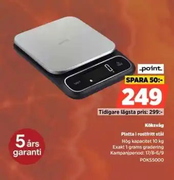 Power point köksvåg erbjuda