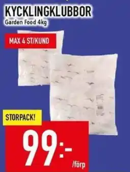 Matdax Kycklingklubbor erbjuda