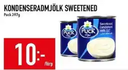 Matdax Puck kondenserad mjölk sweetened erbjuda