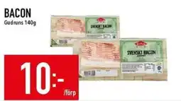 Matdax Gudruns bacon erbjuda