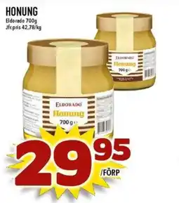 Matdax Eldorado honung erbjuda