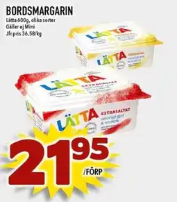Matdax Lätta bordsmargarin erbjuda
