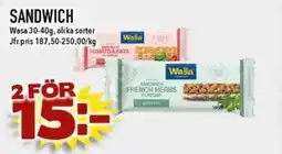 Matdax Wasa sandwich erbjuda