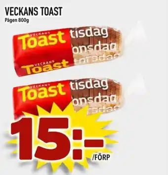 Veckans toast