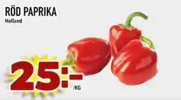 Din Mat Röd paprika erbjuda