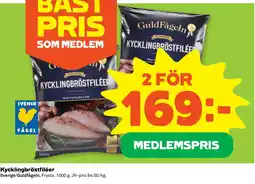 Coop Forum Guldfågeln kycklingbröstfiléer erbjuda