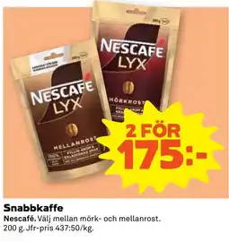 Coop Forum Nescafé snabbkaffe erbjuda