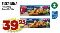 Din Mat Findus fiskpinnar erbjuda
