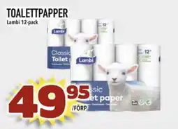 Prisma Mat Lambi toalettpapper erbjuda
