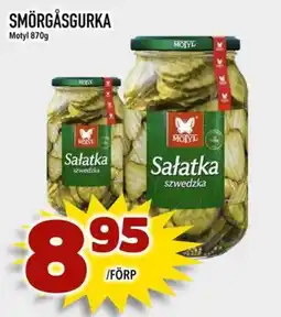 Din Mat Motyl smörgåsgurka erbjuda