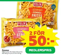 Coop Forum Felix pommes erbjuda