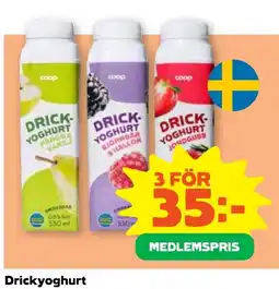 Coop Forum Coop Drickyoghurt erbjuda