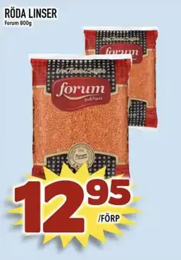Prisma Mat Forum röda linser erbjuda