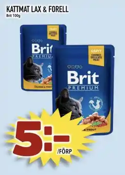 Prisma Mat Brit kattmat lax & forell erbjuda
