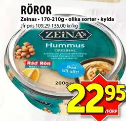 Matvärlden Tensta Zeina's hummus original erbjuda