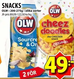 Matvärlden Tensta Olw snacks erbjuda