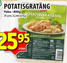 Matvärlden Tensta Peka potatisgratäng erbjuda