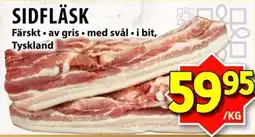 Matvärlden Tensta Sidfläsk erbjuda