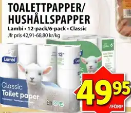 Matvärlden Tensta Lambi toilet paper erbjuda