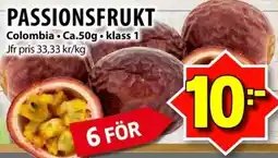 Matvärlden Tensta Passionsfrukt erbjuda