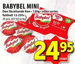 Matvärlden Tensta Babybel mini erbjuda