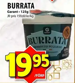 Matvärlden Tensta Garant burrata erbjuda