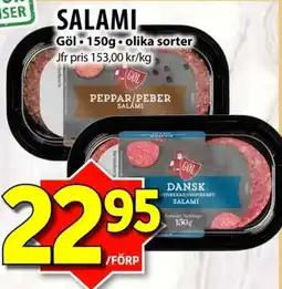 Matvärlden Tensta Göl salami erbjuda