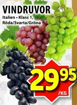 Matvärlden Tensta Vindruvor erbjuda