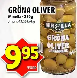 Matvärlden Tensta Minella gröna oliver erbjuda