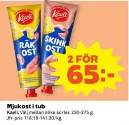 Coop Kavli mjukost i tub erbjuda