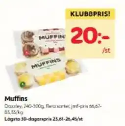 Hemköp Muffins erbjuda