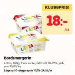 Hemköp Latta bordsmargarin erbjuda