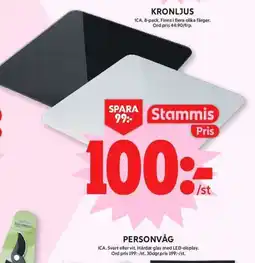 ICA Maxi Stammis Personvåg erbjuda