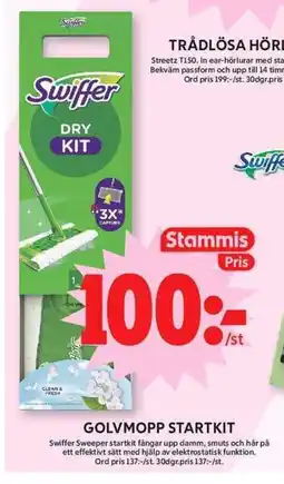 ICA Maxi Swiffer dry kit erbjuda