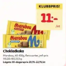Hemköp Marabou Chokladkaka erbjuda