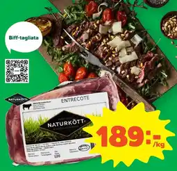 Coop Naturkott entrecote erbjuda